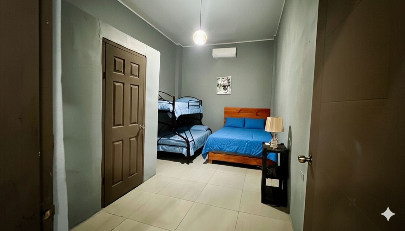 2 habitaciones, wifi gratis y ropa de cama 