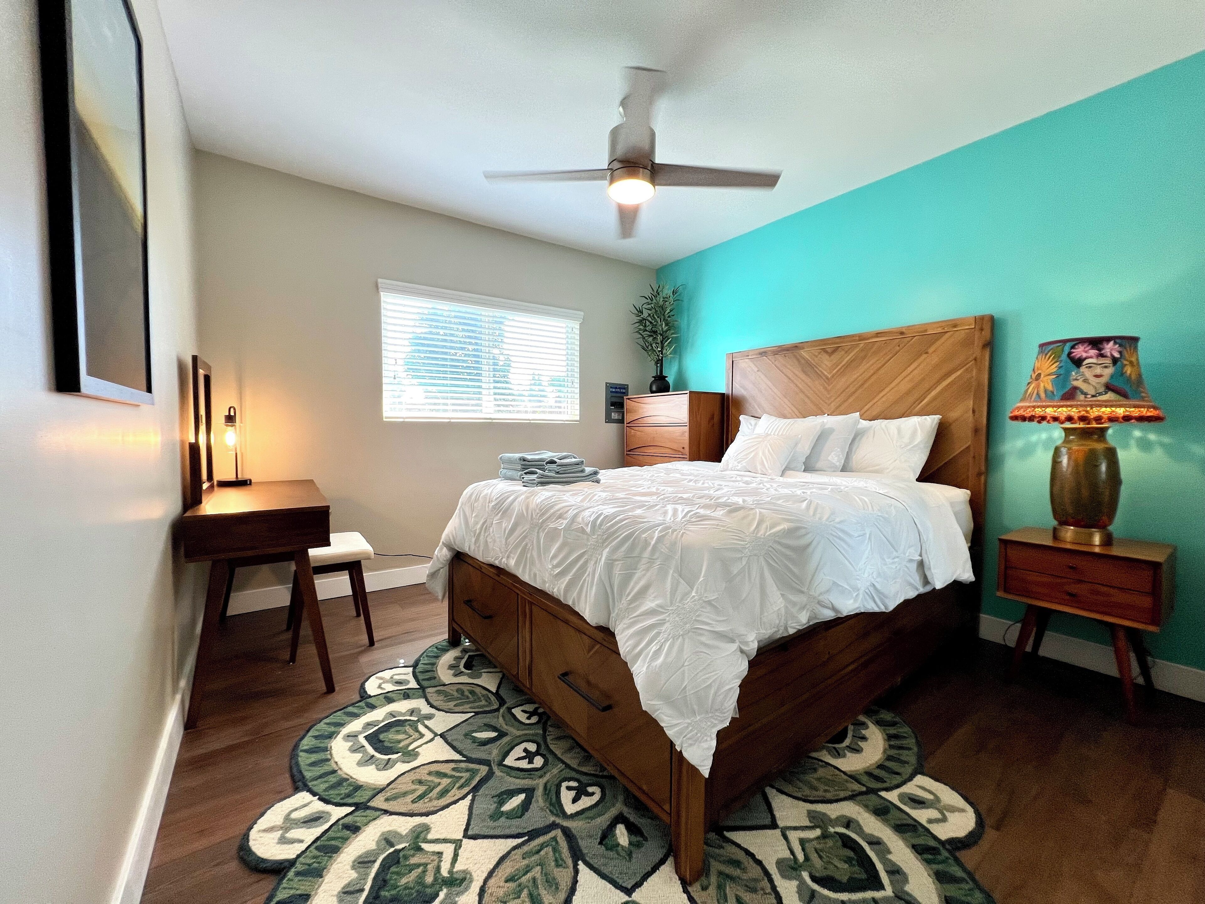 2 bedrooms, desk, iron/ironing board, free WiFi