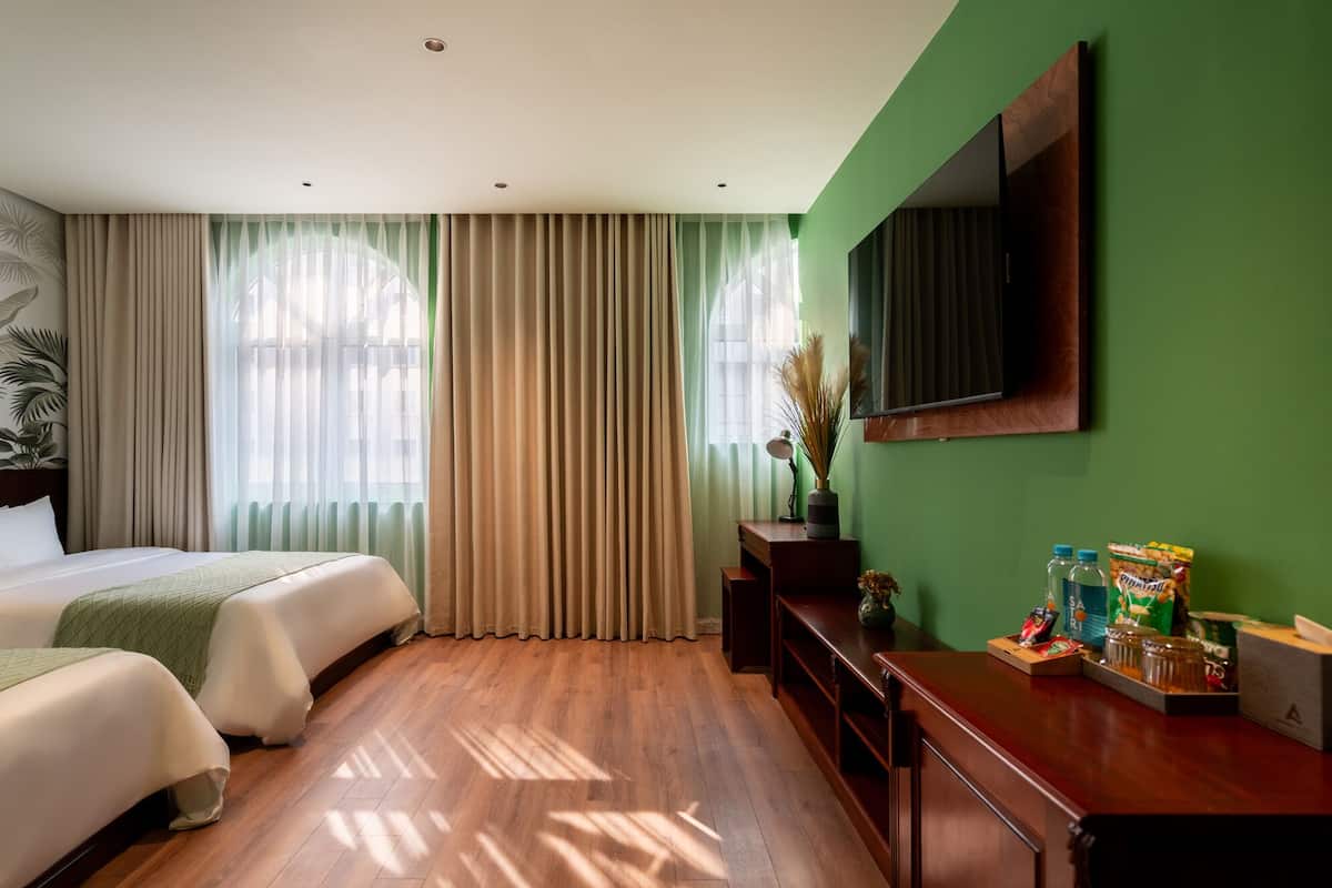 ห้องเอ็กเซกคิวทีฟทวิน | มินิบาร์, Wi-Fi ฟรี, ผ้าปูที่นอน