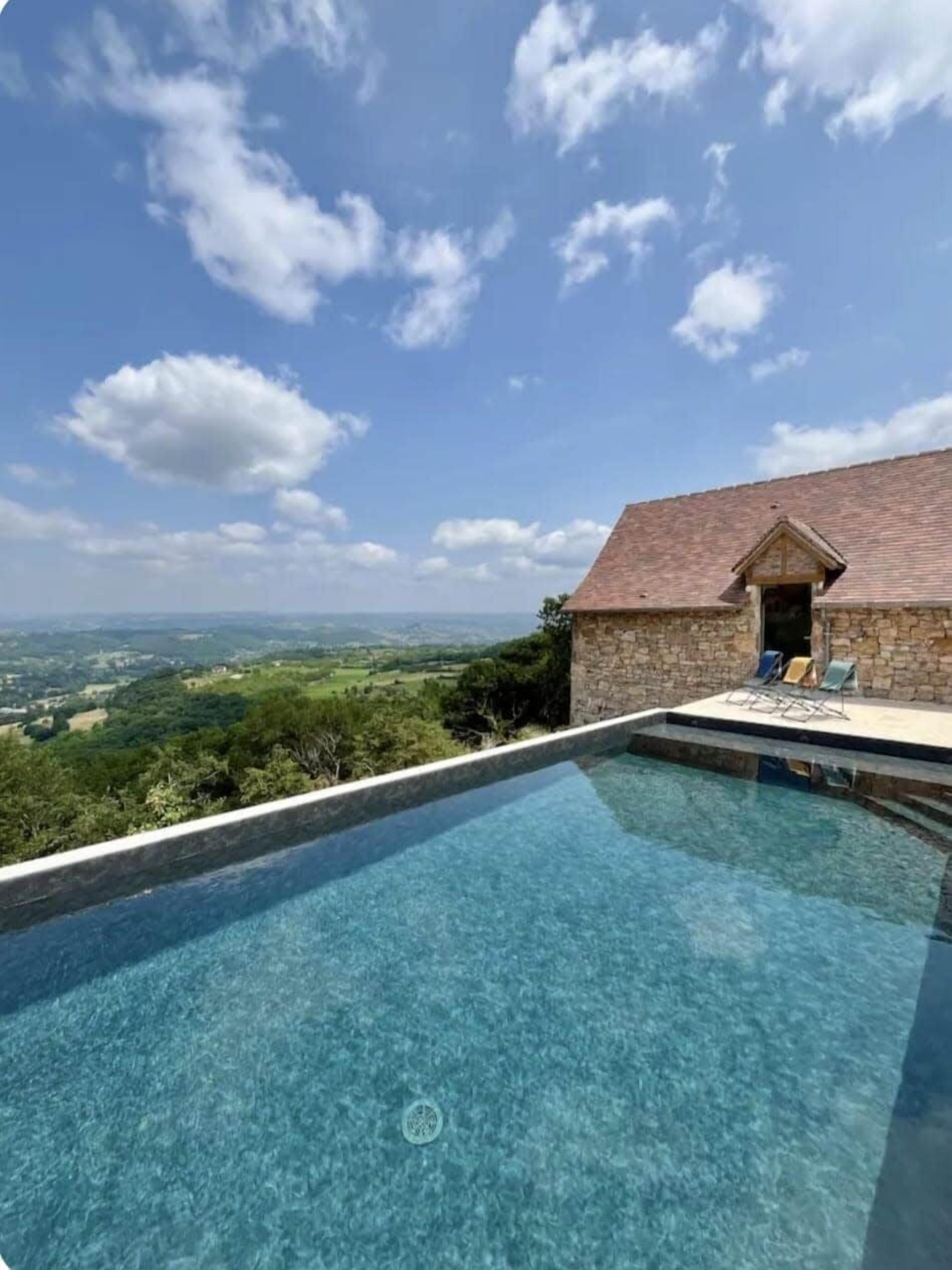 Una piscina riscaldata