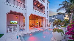 Outdoor pool - Walk to Beach & Bridge St - Gulf-View Luxury (Bradenton Beach)