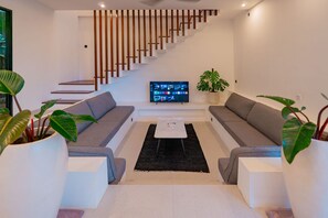 Family Triple Room, Balcony, Pool View | Living area - Pasih Seseh Villa by Bali Cabin (Kabupaten Badung, Bali)