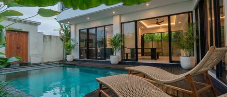 Family Triple Room, Balcony, Pool View | Pool