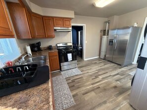 Private kitchen - 1BR Home | Laundry + Dining Room | Pets Welcome (Evansville)