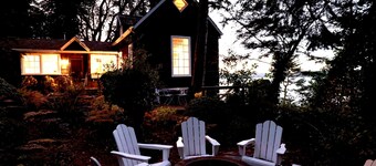 Storybook family cottage perched atop Penn Cove
