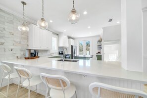 Fridge, microwave, oven, stovetop - 5BR Seagrove Beach Home on 30A~Pools, Bikes, Private Beach Access (Santa Rosa Beach)