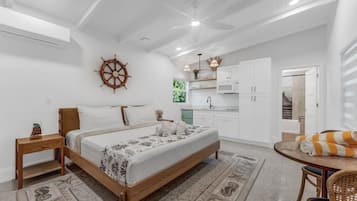 1 soverom, strykejern/-brett, wi-fi (inkludert) og sengetøy