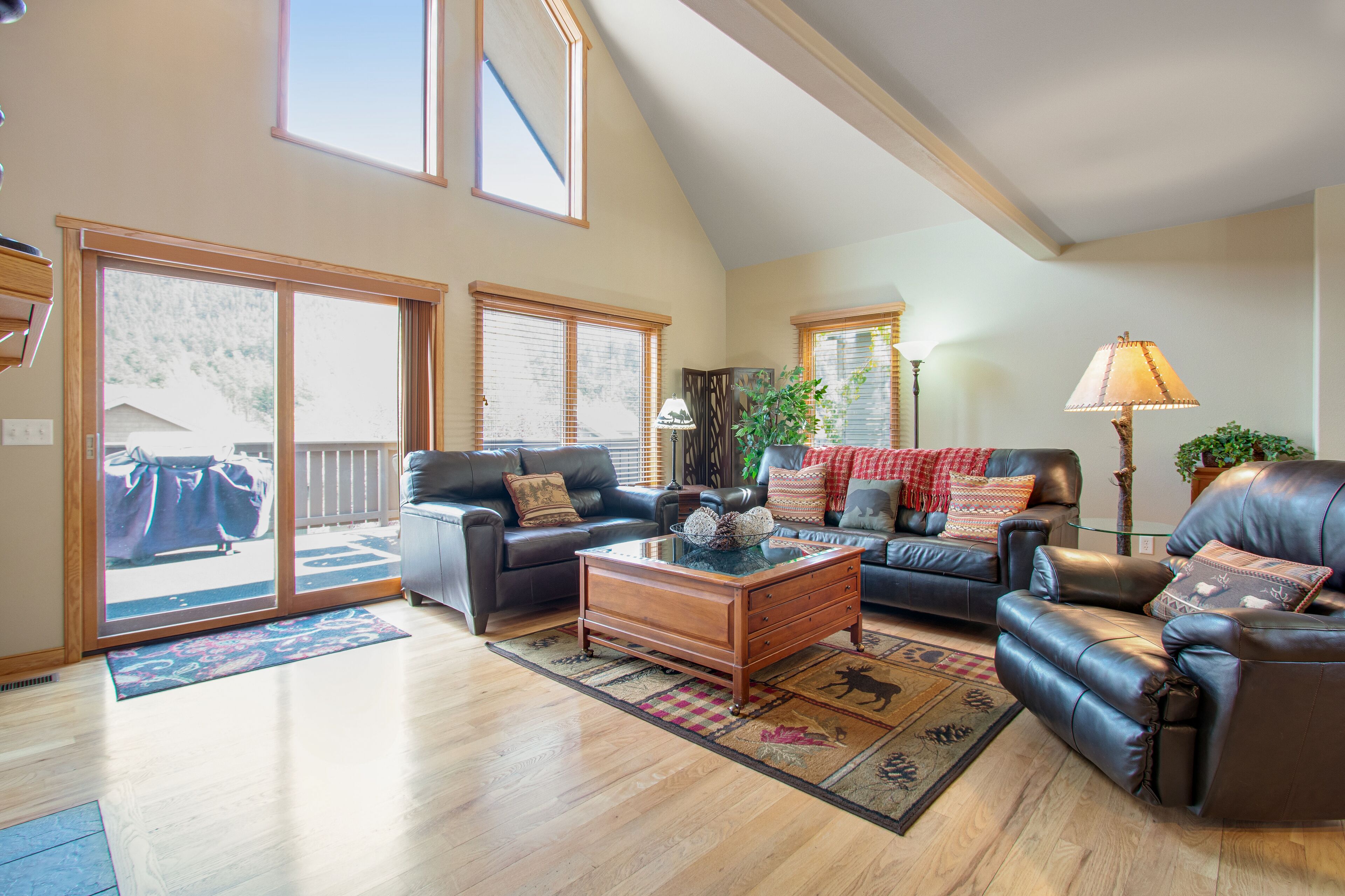 Fernseher, Kamin, Bücher