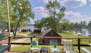 Property grounds -  2-bedroom cabin with AC on a secluded cove of Lake Ogemaw. (West Branch)