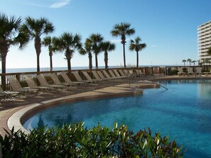 Pool - Hidden Luxury 703-Gulf-Front Luxury-Sleeps 10 (Panama City)