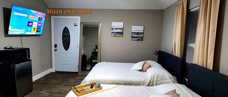 1 makuuhuone, silitysrauta/-lauta, Wi-Fi, vuodevaatteet