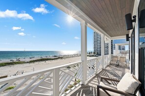 Property grounds - 🏝️ Gulf View Home | Private Backyard with Pool | Sleeps 20 | Bonfire Included 🔥 (Panama City Beach)