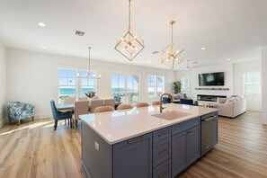 Interior - 🏝️ NEW Gulf View Home | Private Backyard with Pool | Sleeps 20 | Bonfire Included (Panama City Beach)