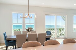 Dining - 🏝️ Gulf View Home | Private Backyard with Pool | Sleeps 20 | Bonfire Included 🔥 (Panama City Beach)