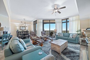 Smart TV - Luxury Beachfront Condo | Spacious Layout, Resort Pools & Balcony Views | BEACHBALL PROPERTIES (Orange Beach)