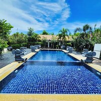 Family Quadruple Room, Pool View | View from room