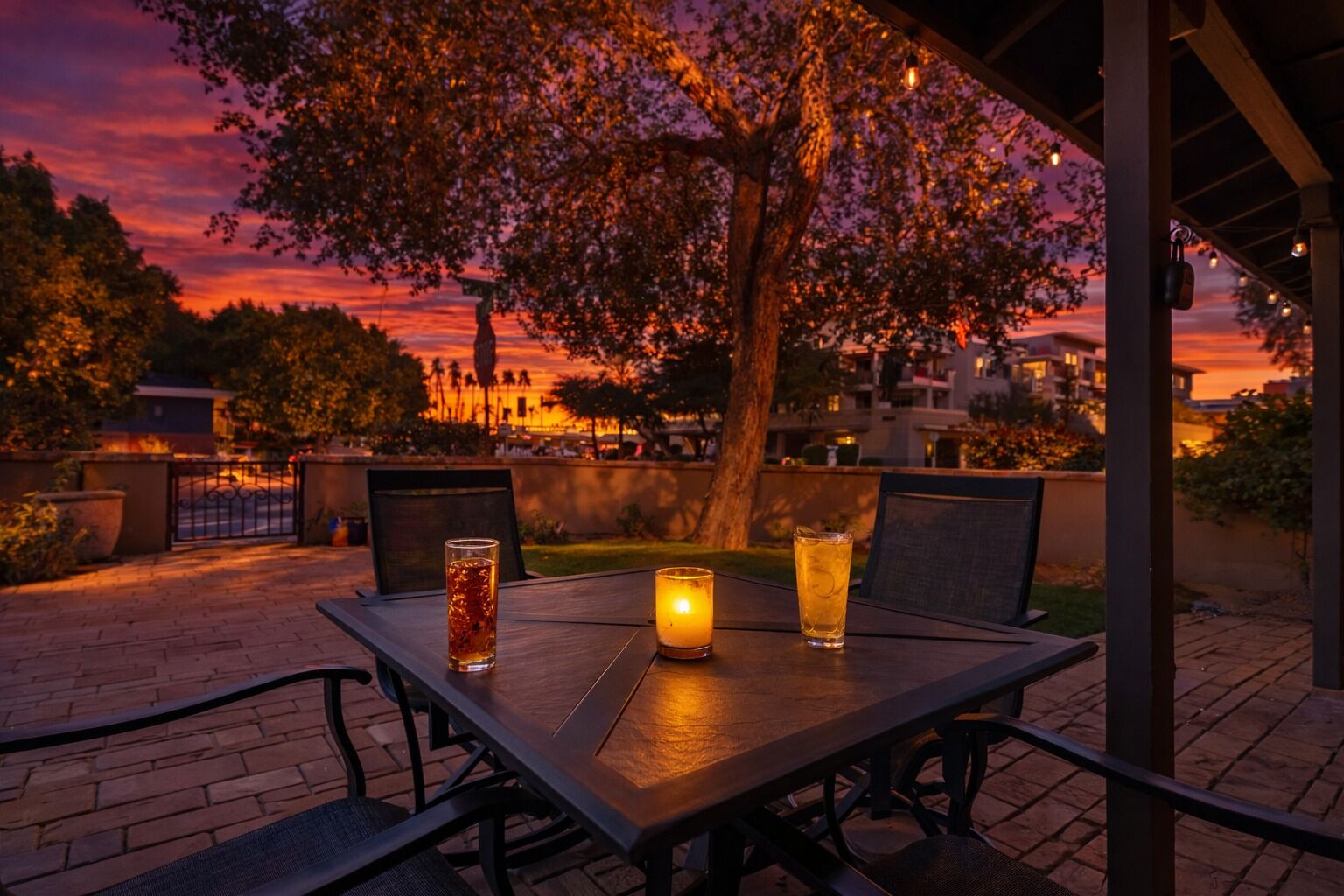 Udendørs spisemuligheder