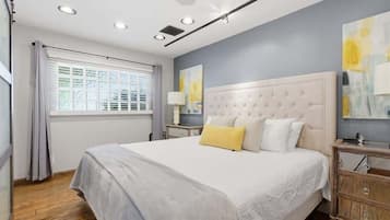 2 bedrooms, iron/ironing board, travel crib, free WiFi