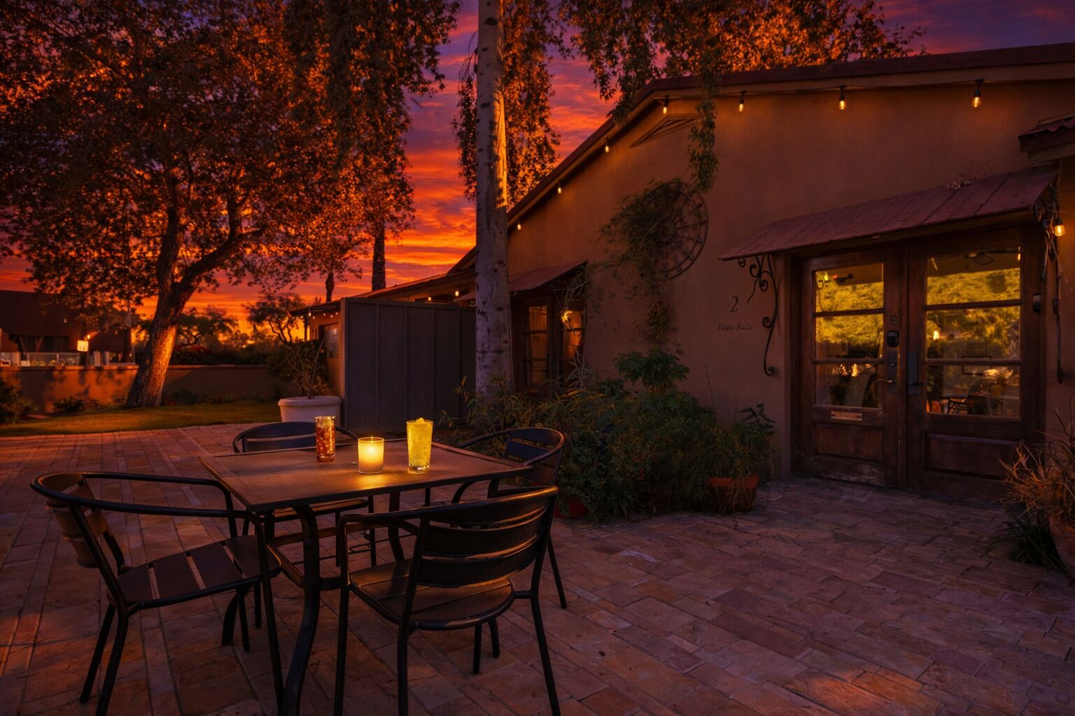 Restauration en plein air