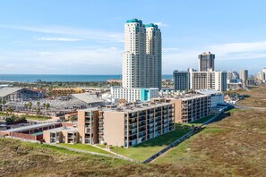 Exterior - Beachfront Ground-Floor 3BR Condo w/ Pool, Hot Tub & Tennis Court (South Padre Island)