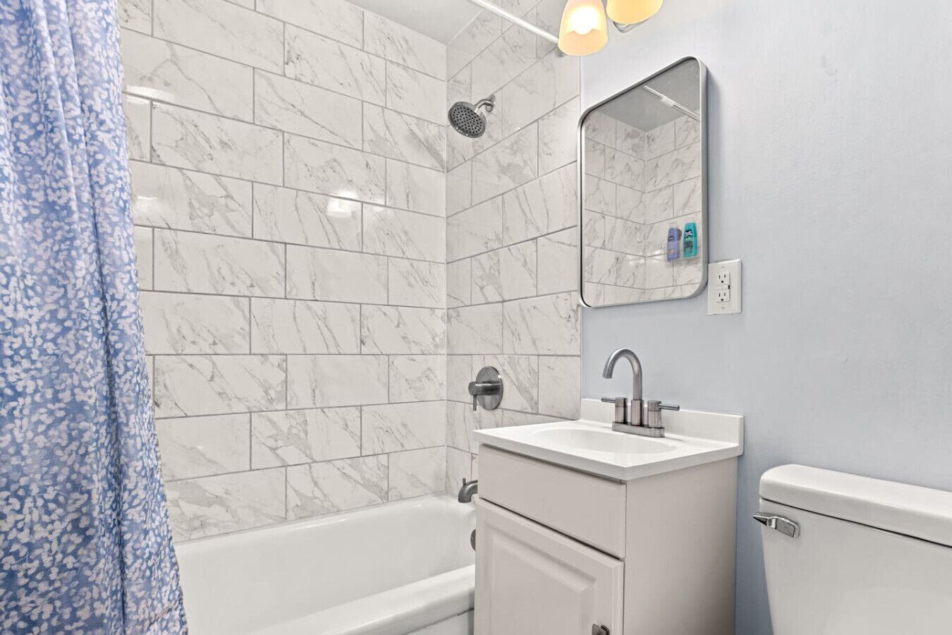 Hair dryer, towels