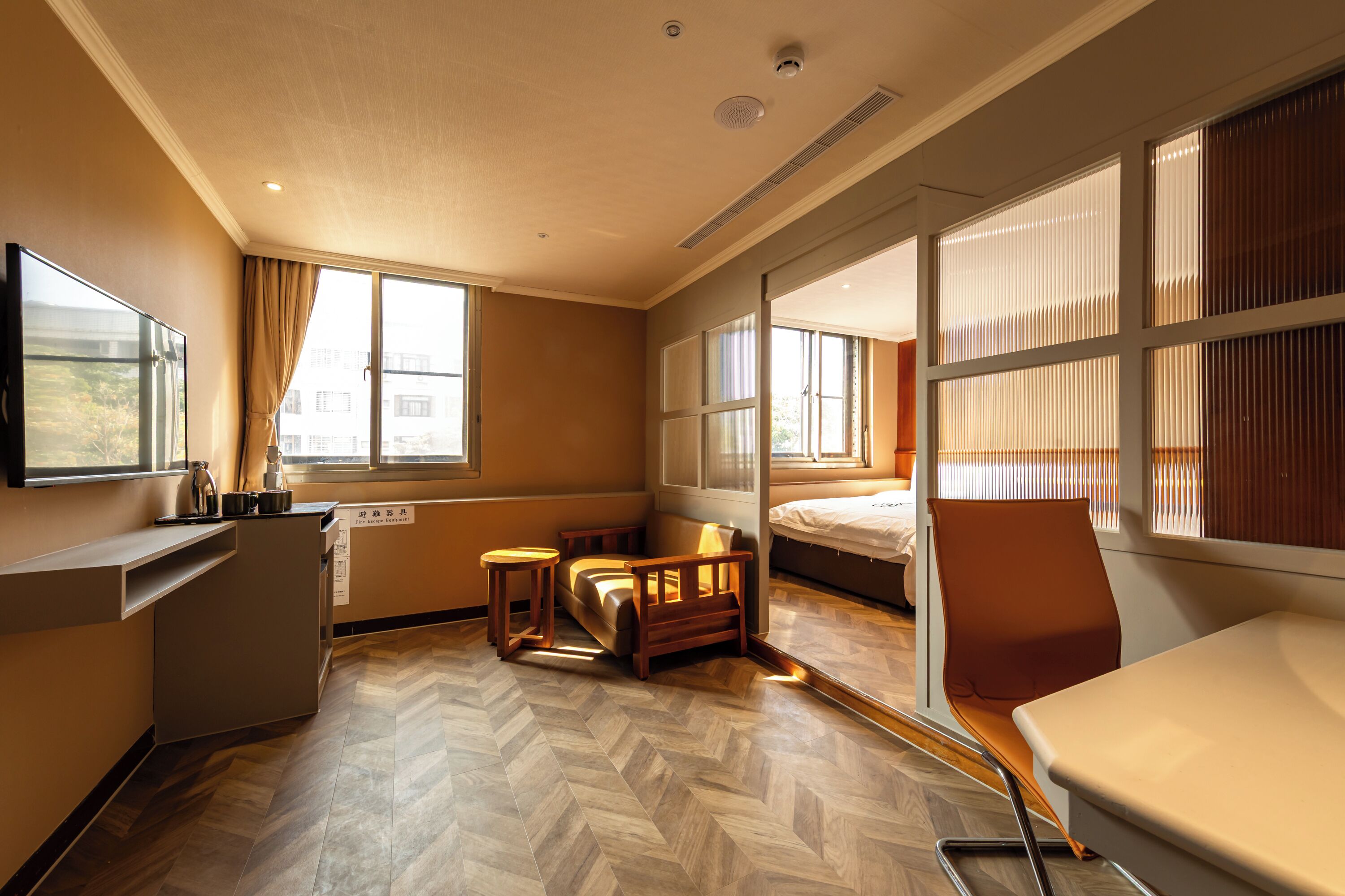 Chambre Quadruple Deluxe | Rideaux occultants, Wi-Fi gratuit