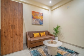 Living area - Benchmark Residences (Indore)