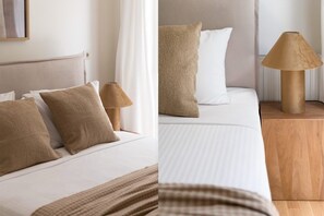 2 slaapkamers, een bureau, een strijkplank/strijkijzer, gratis wifi