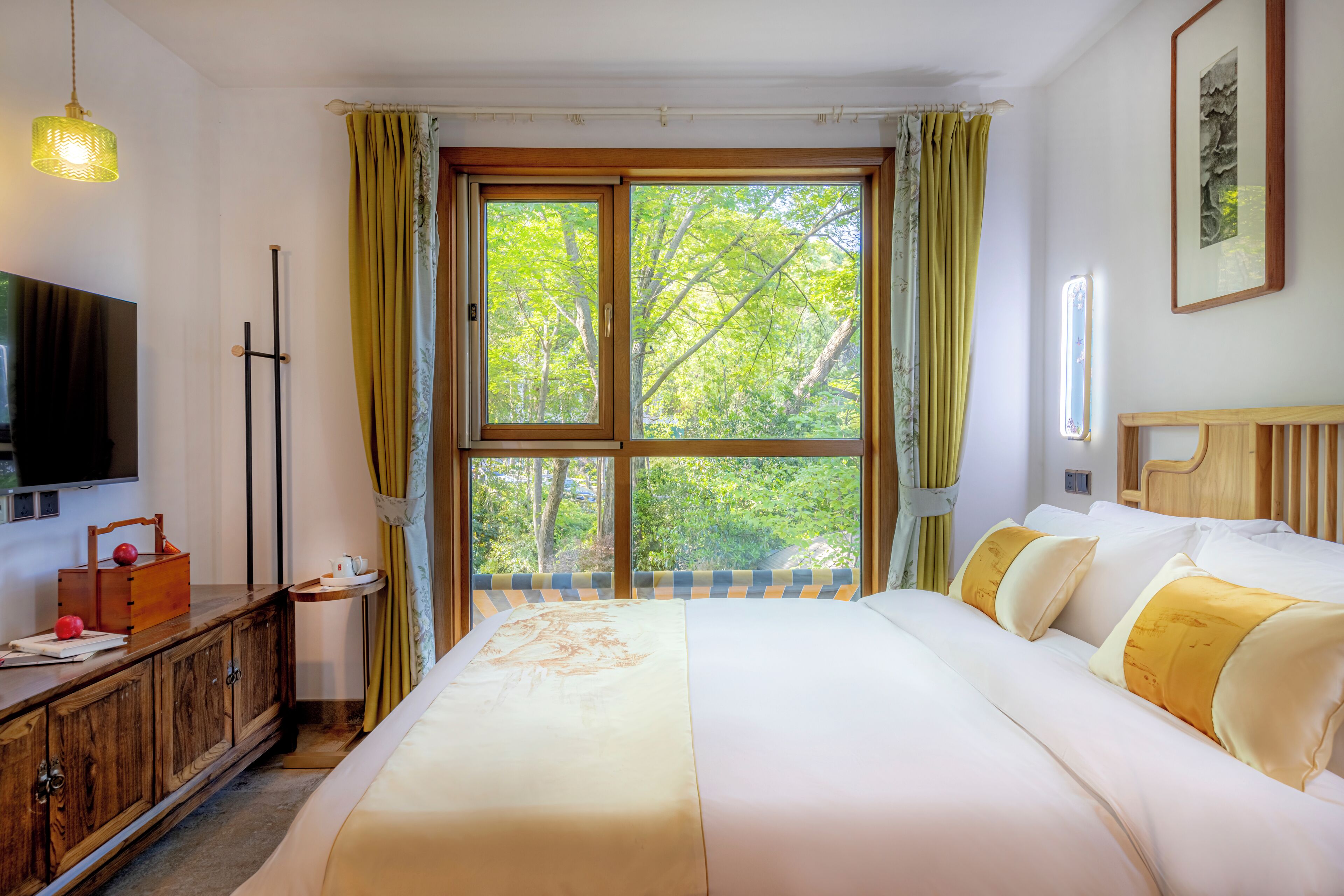 經典雙人房, 山景 | 客房內保險箱、免費無線上網