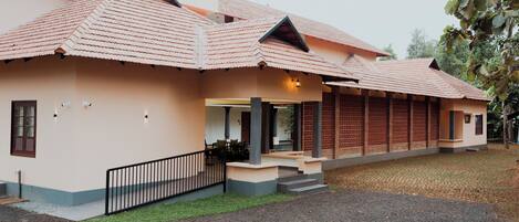 Majoituspaikan julkisivu