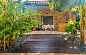 Terrace/patio - Très beau gîte piscine - spa (Solliès-Pont)