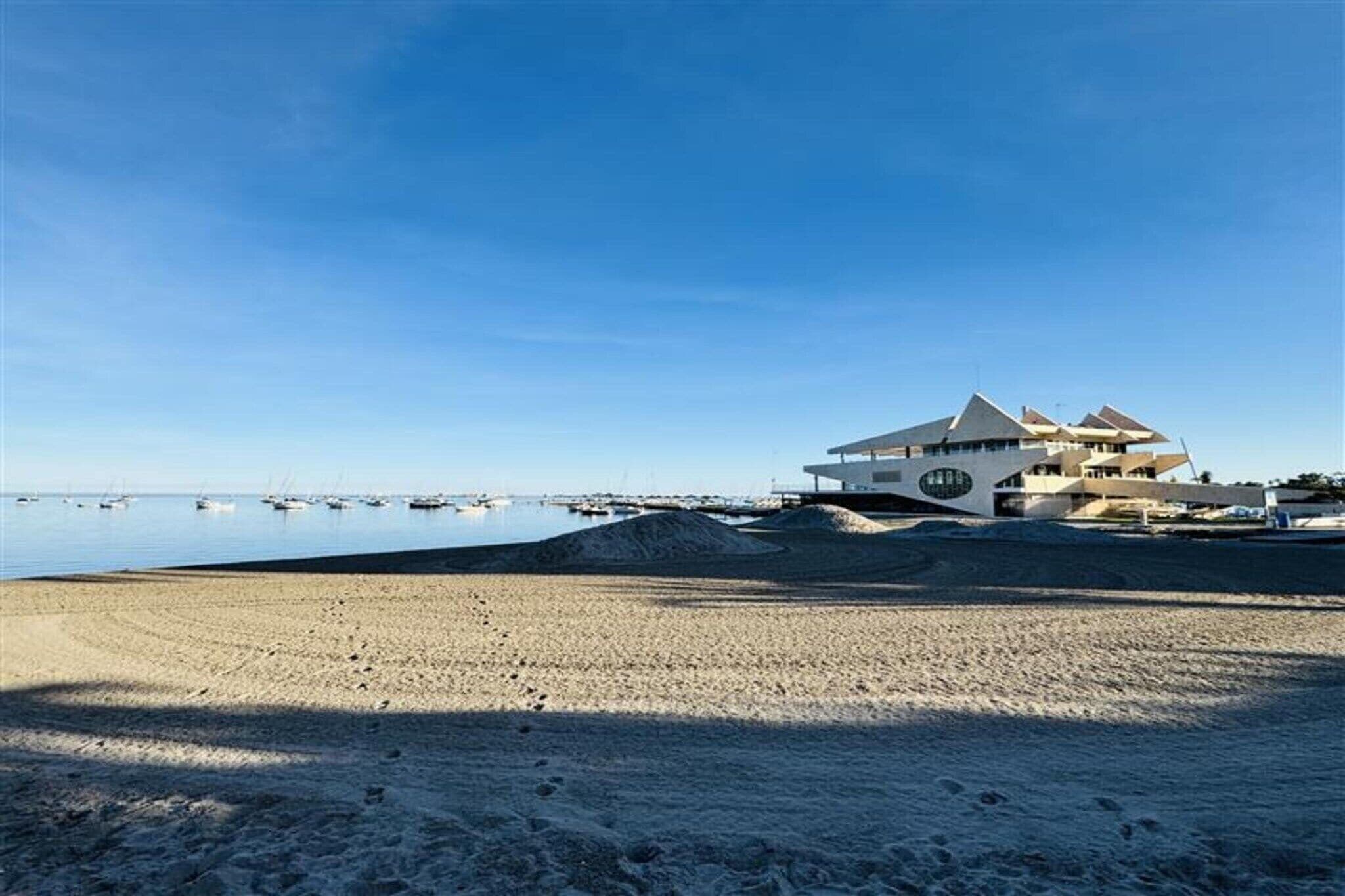 Vlak bij het strand