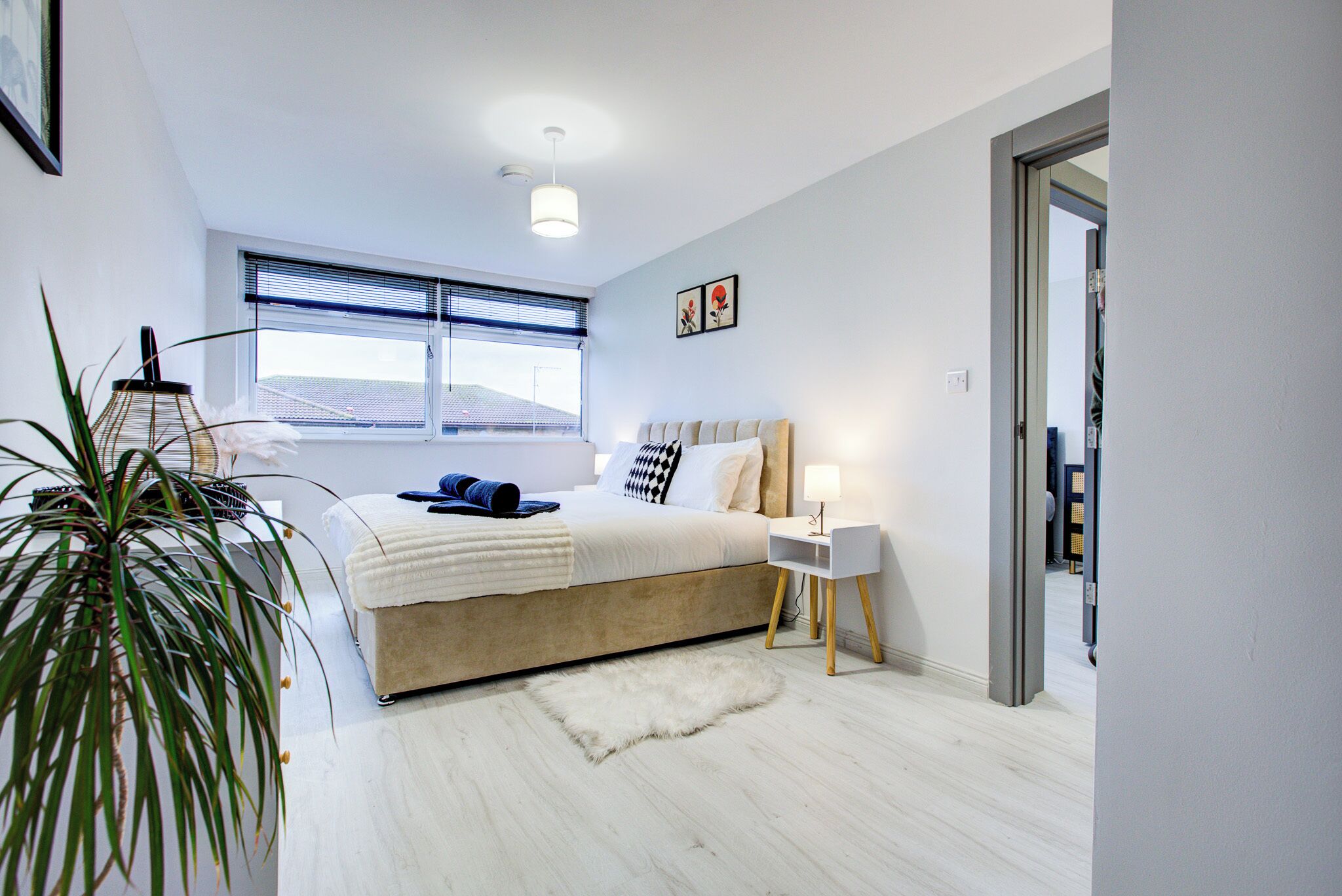 2 habitaciones, internet y ropa de cama 