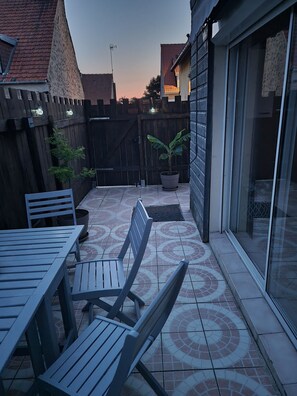 Outdoor dining - Cocooning house Equihen 5 pers Proche Mer & Terrasse (Équihen-Plage)