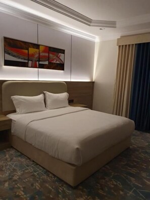 Ljudisolering, strykjärn/strykbräda och gratis wi-fi