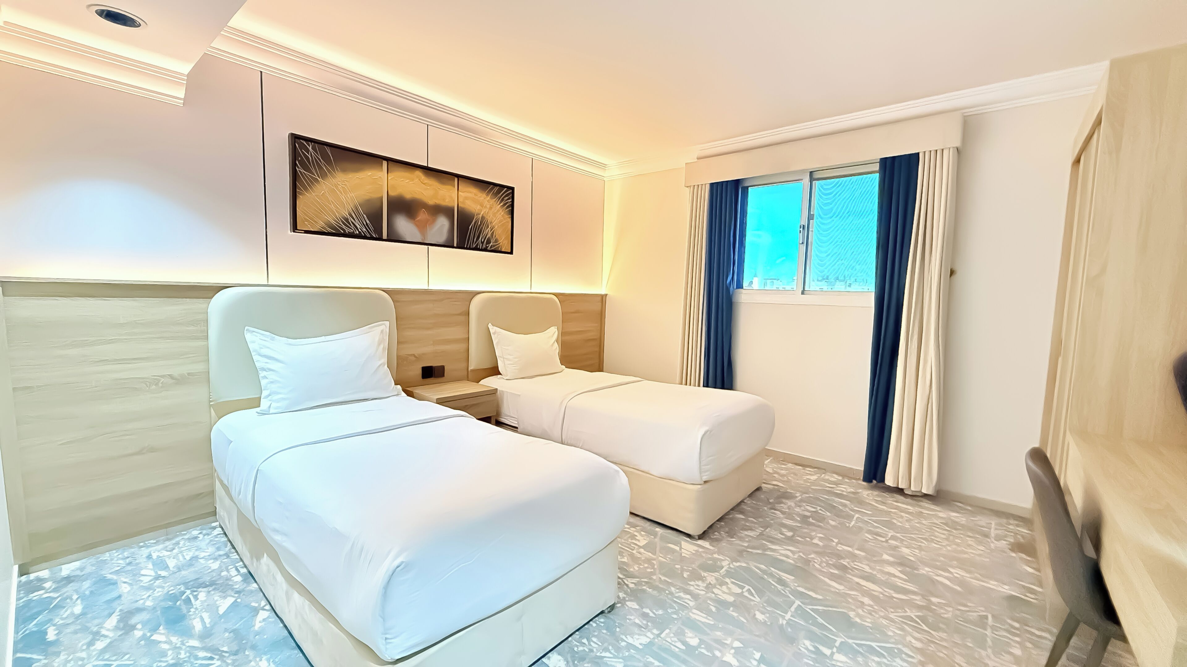 Habitación triple familiar, 3 habitaciones | Sistema de insonorización, tabla de planchar con plancha, wifi gratis