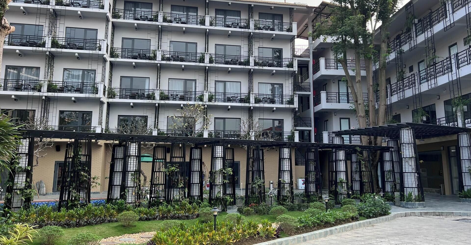 Façade de l’hébergement