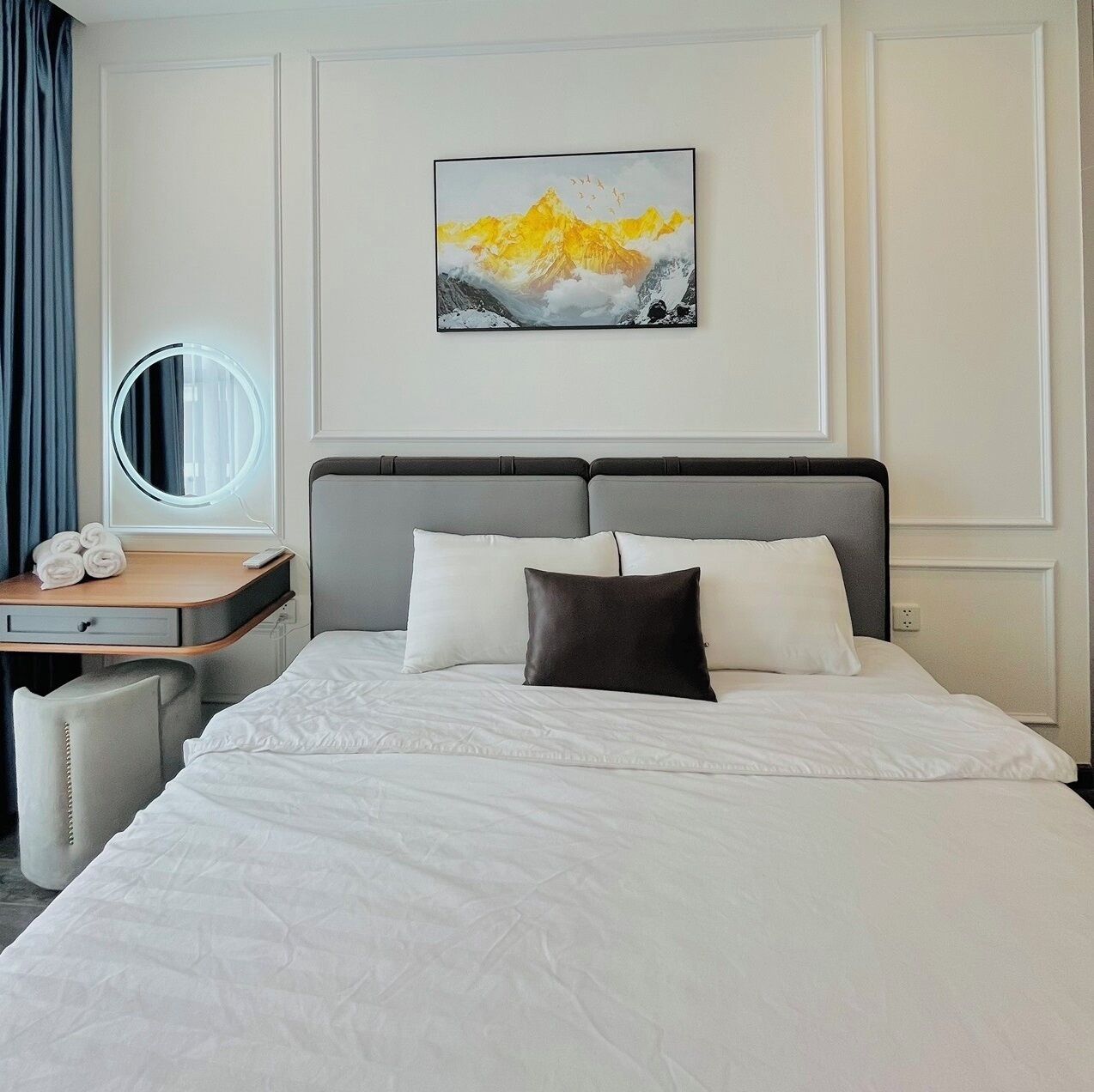 Een bureau, gratis wifi