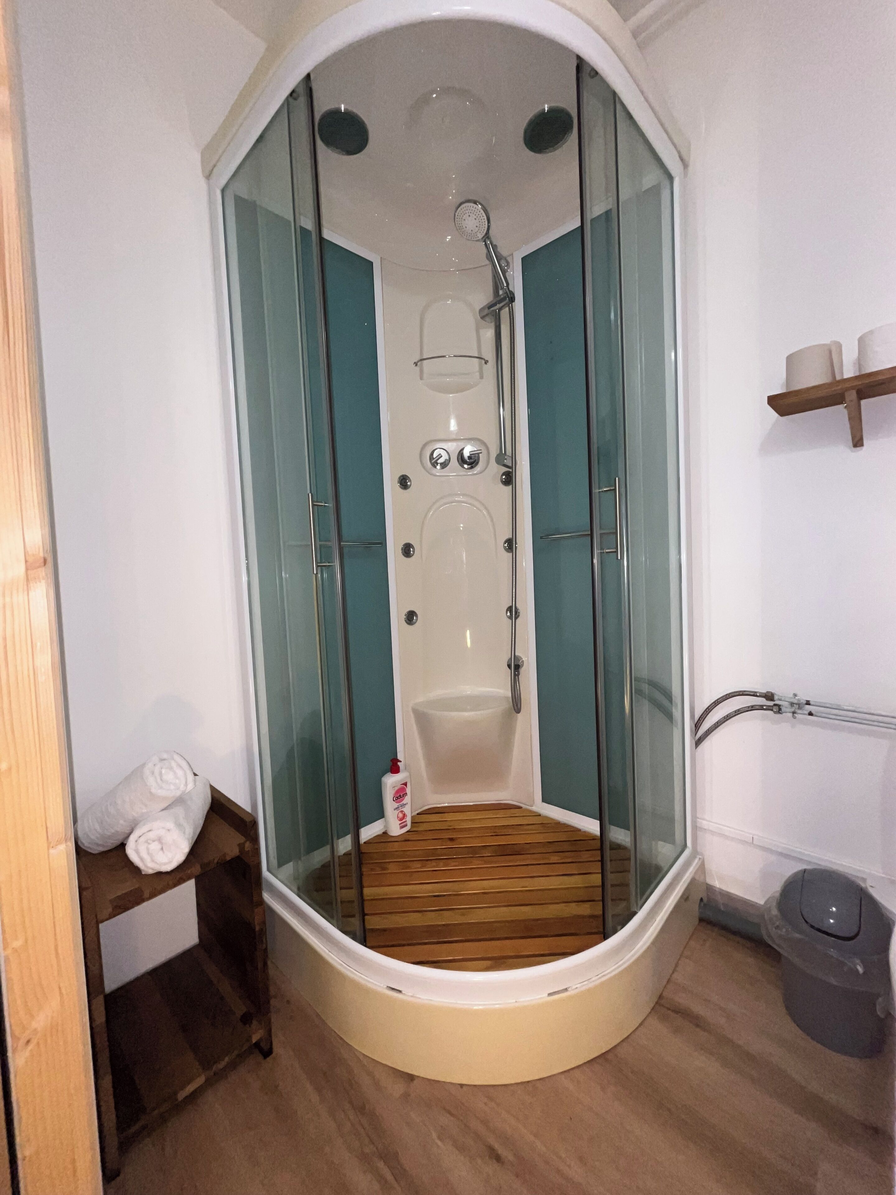 Handdoeken, zeep, toiletpapier