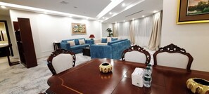 Executive Suite | Living area - Sadeem Al Fajr Hotel Suites (Taif)