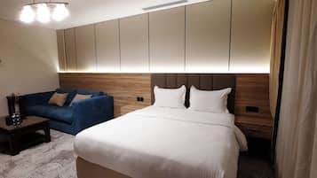 Standardzimmer | Zimmersafe, schallisolierte Zimmer, Bügeleisen/Bügelbrett