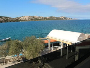 Apartment | View from property - Comfortable Croatian Couple Retreat (Novalja)