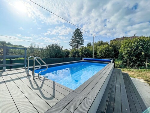 Wonderful private villa with A/C, private pool, WIFI, terrace, pets allowed and panoramic view