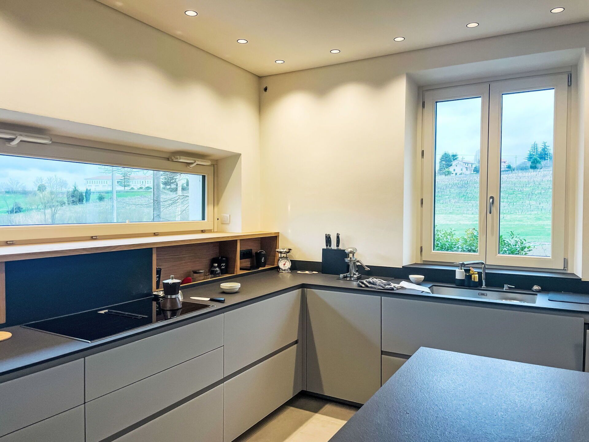 Microwave, oven, dishwasher