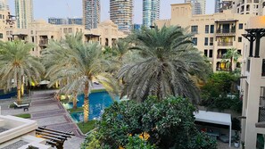 Pool -  Dubai Deluxe 2-Bedroom apartment  in Downtown with Burj KhalifaView (Dubai)
