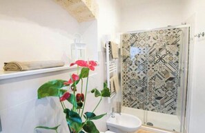 Shower, hair dryer, bidet, towels - Urban Flat Garibaldi 38 (Bari)