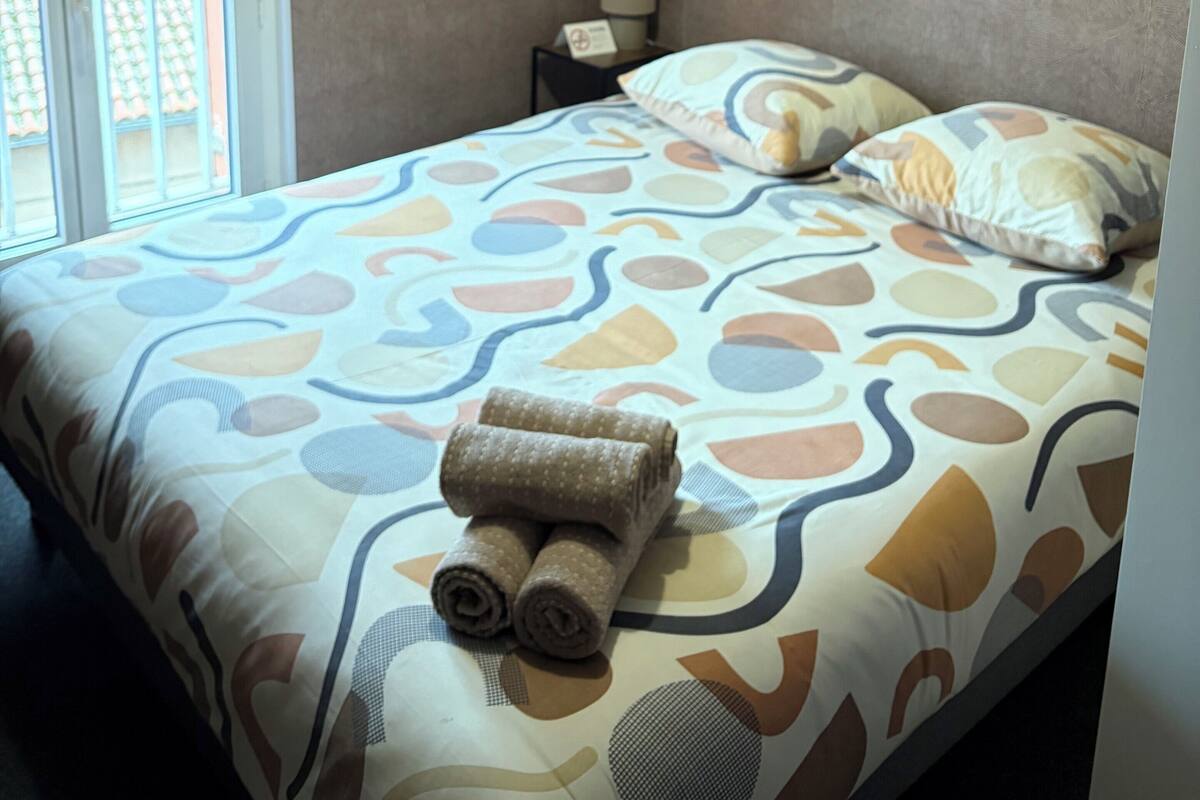 Kahden hengen economy-huone | Ilmainen Wi-Fi, vuodevaatteet