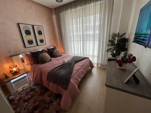 Iron/ironing board, Internet, bed sheets - Blue Crystal | -30% January| Winter Sun Holiday (Agadir)