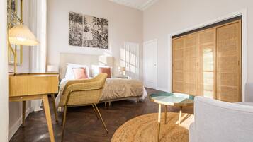 1 bedroom, WiFi (free), bed sheets
