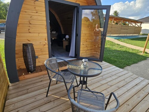 Pod en bois scandinave pour 2 personnes avec WiFi